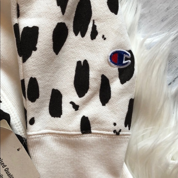 NWT Champion x UO Animal Print Pullover Hoodie - Picture 3 of 8